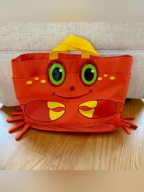 Melissa & Doug NWOT Kids Crab Tote/ Beach Bag